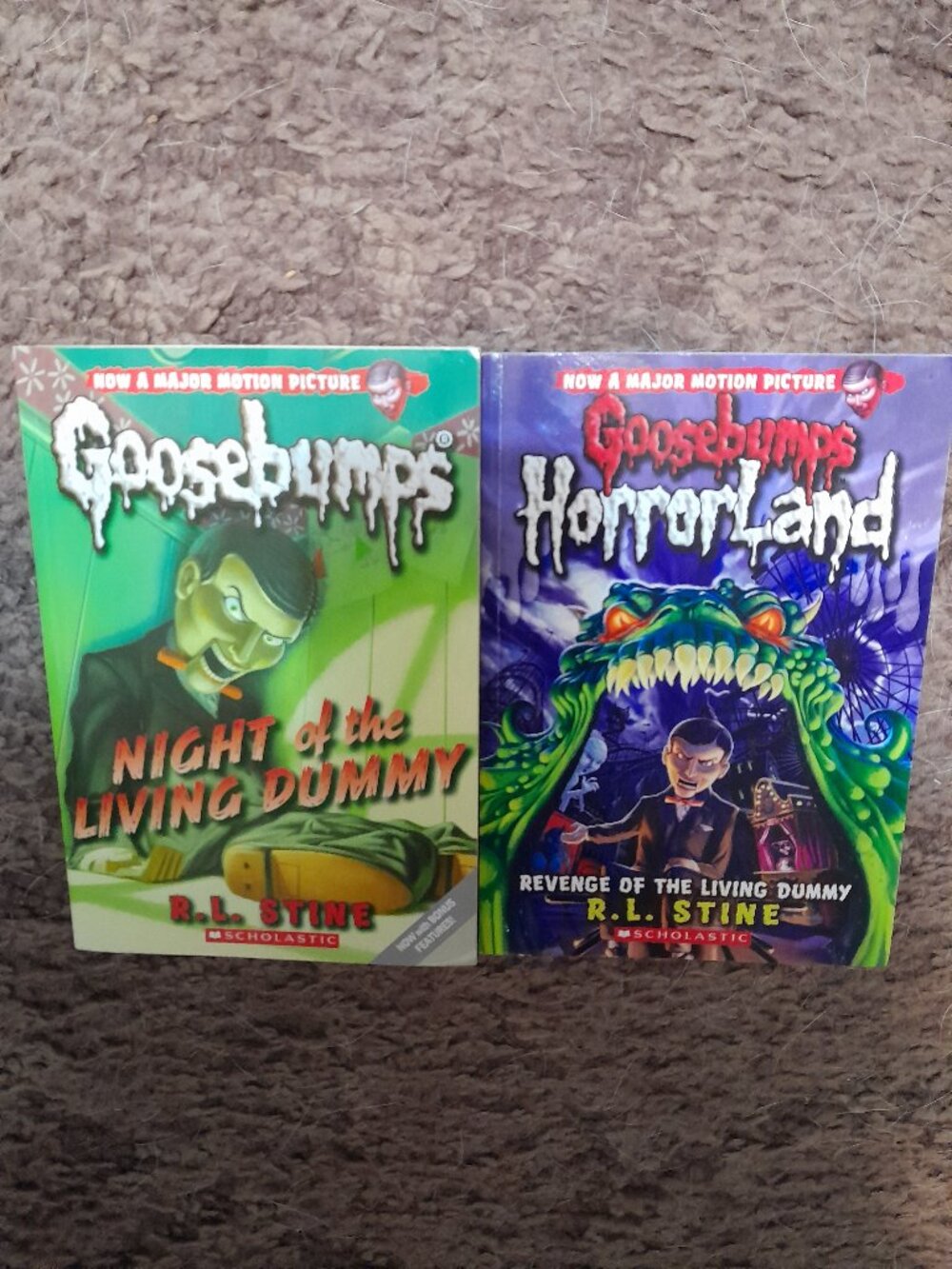 Scholastic Goosebumps Night of the Living Dummy and Revenge of the Living Dummy